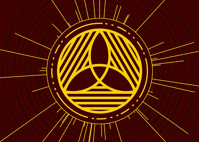 Gold Glyph Mandala Rune