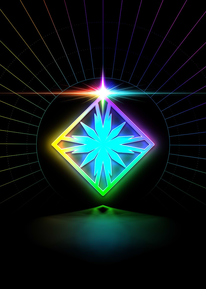 Prismatic Neon Magic Seal