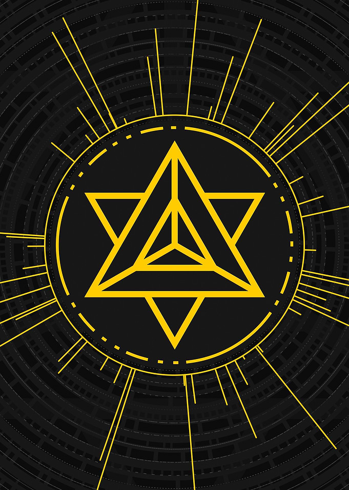Yellow Gold Magic Circle
