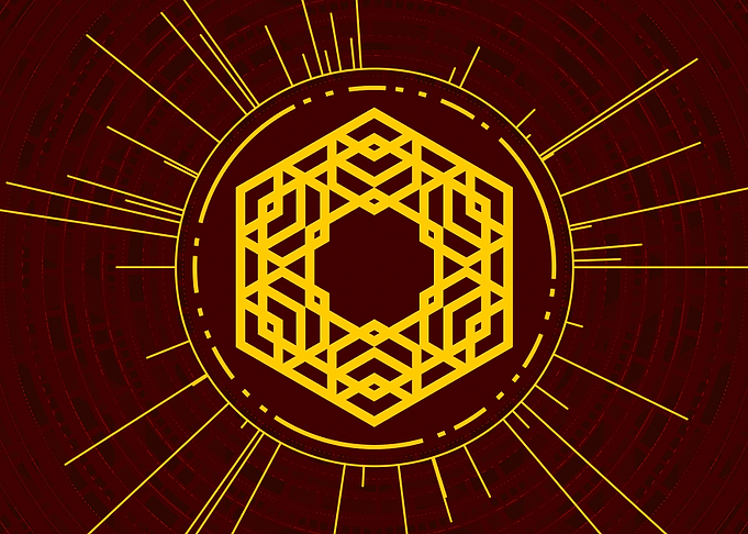 Gold Glyph Mandala Rune