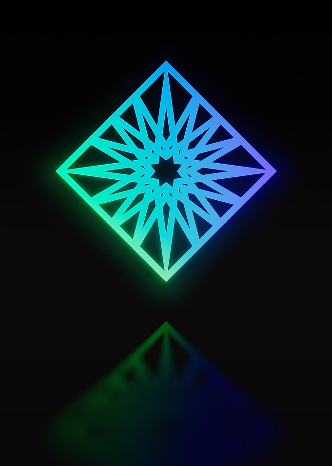 Prismatic Neon Magic Seal