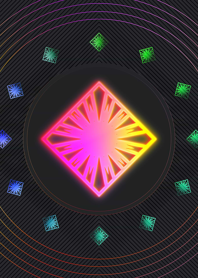 Prismatic Neon Magic Seal