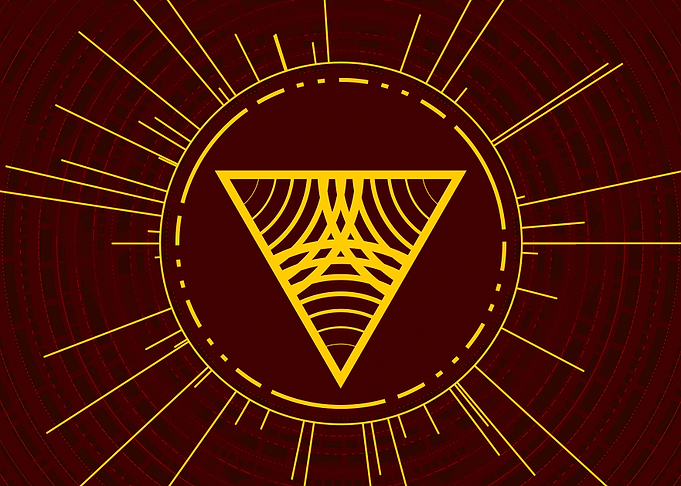 Gold Glyph Mandala Rune