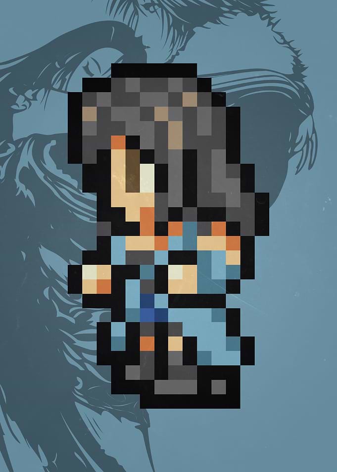 FF VIII Rinoa Pixel Sprite