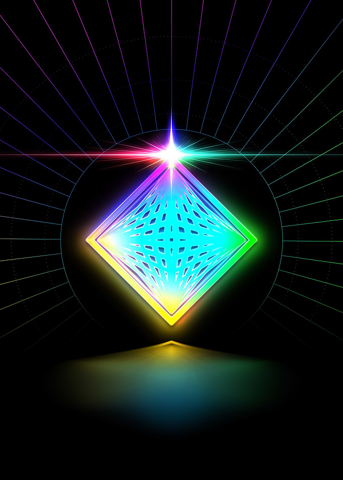 Prismatic Neon Magic Seal