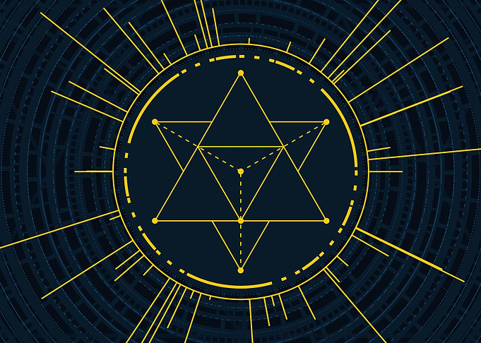 Yellow Gold Magic Glyph