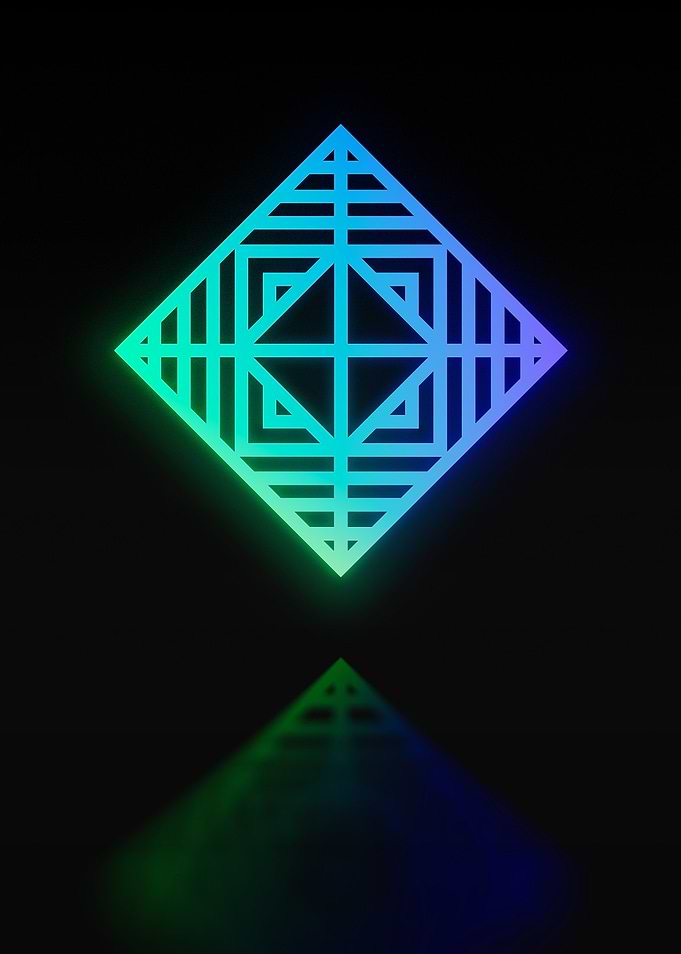Prismatic Neon Magic Seal