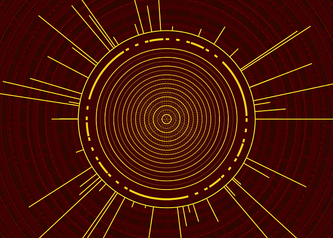 Gold Glyph Mandala Rune