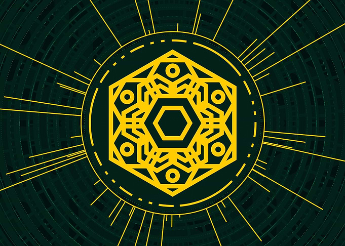 Yellow Gold Magic Glyph