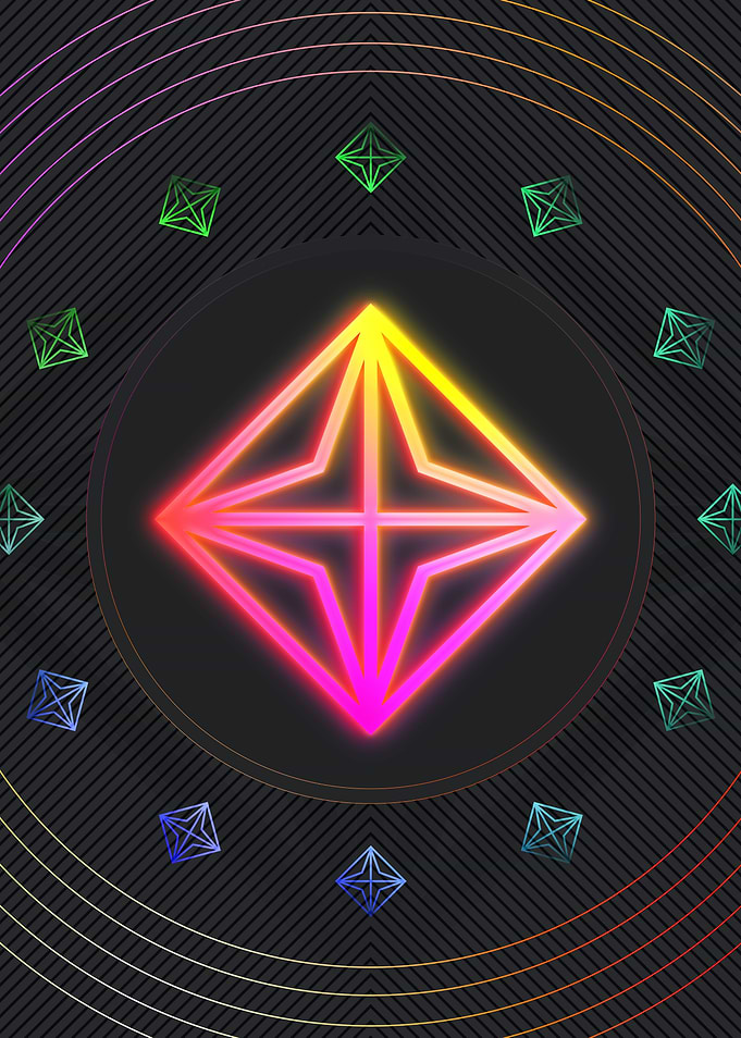 Prismatic Neon Magic Seal