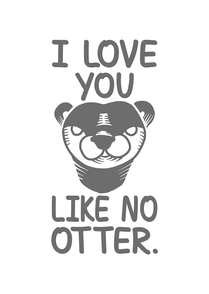 I love you like no otter