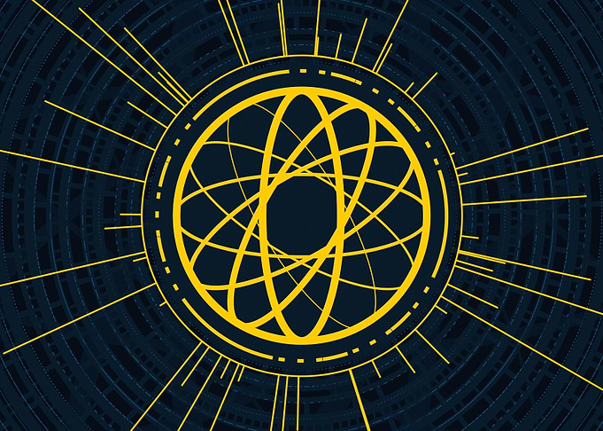 Gold Geometric Glyph Rune