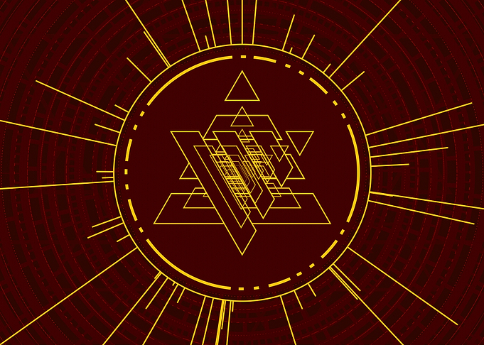Yellow Gold Magic Glyph