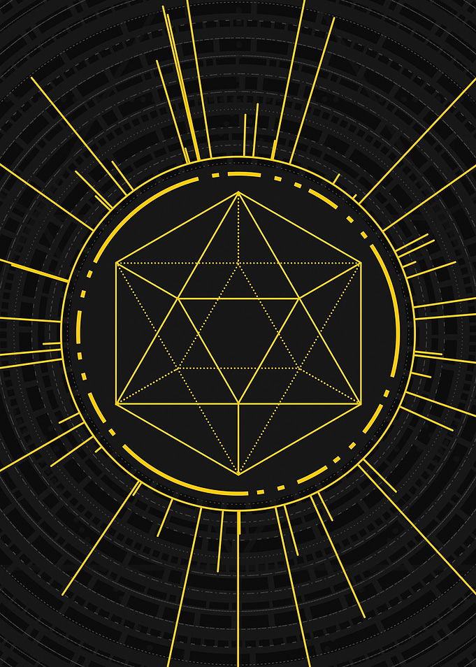 Yellow Gold Magic Glyph