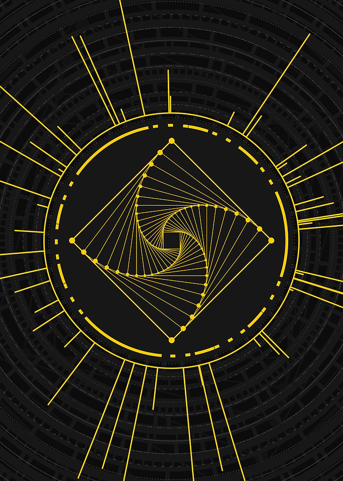 Yellow Gold Magic Circle