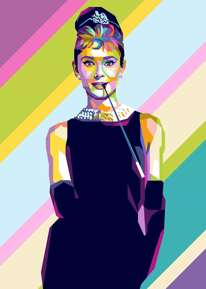 Audrey Hepburn Pop Art
