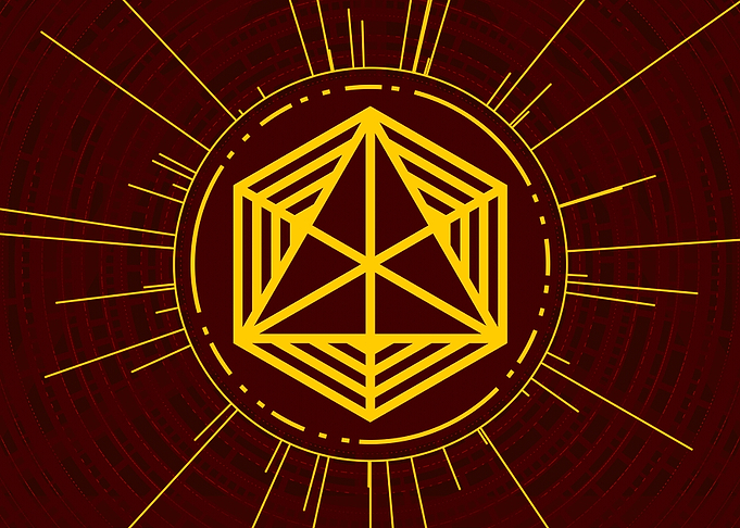 Yellow Gold Magic Glyph
