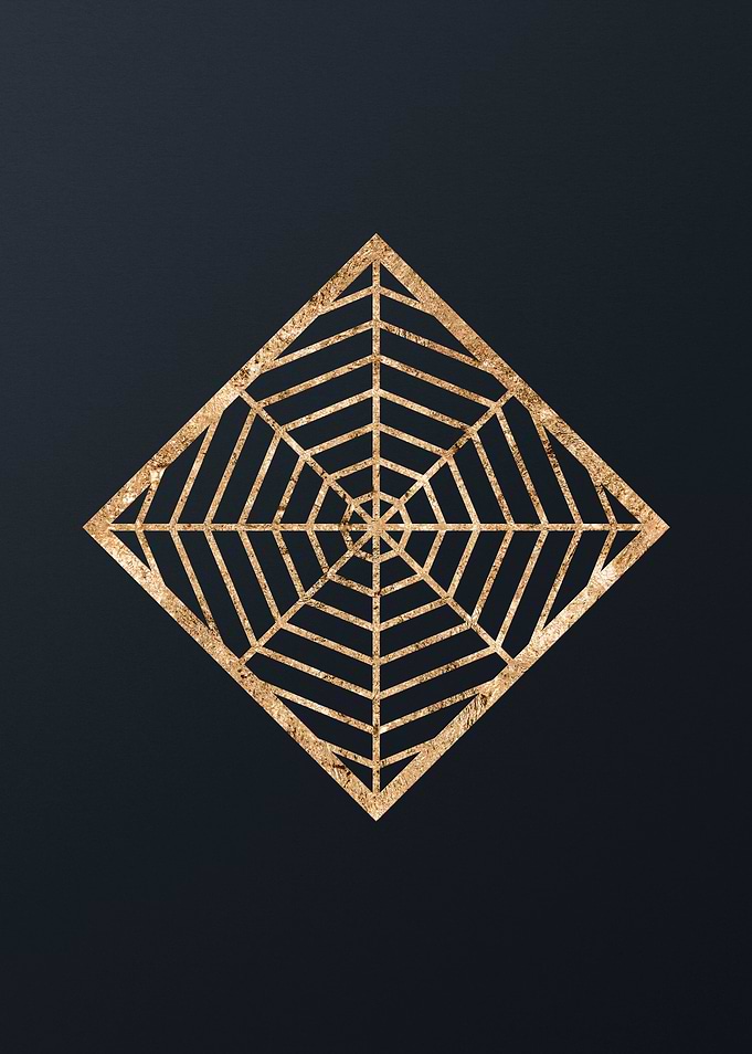 Gold Geometric Talisman