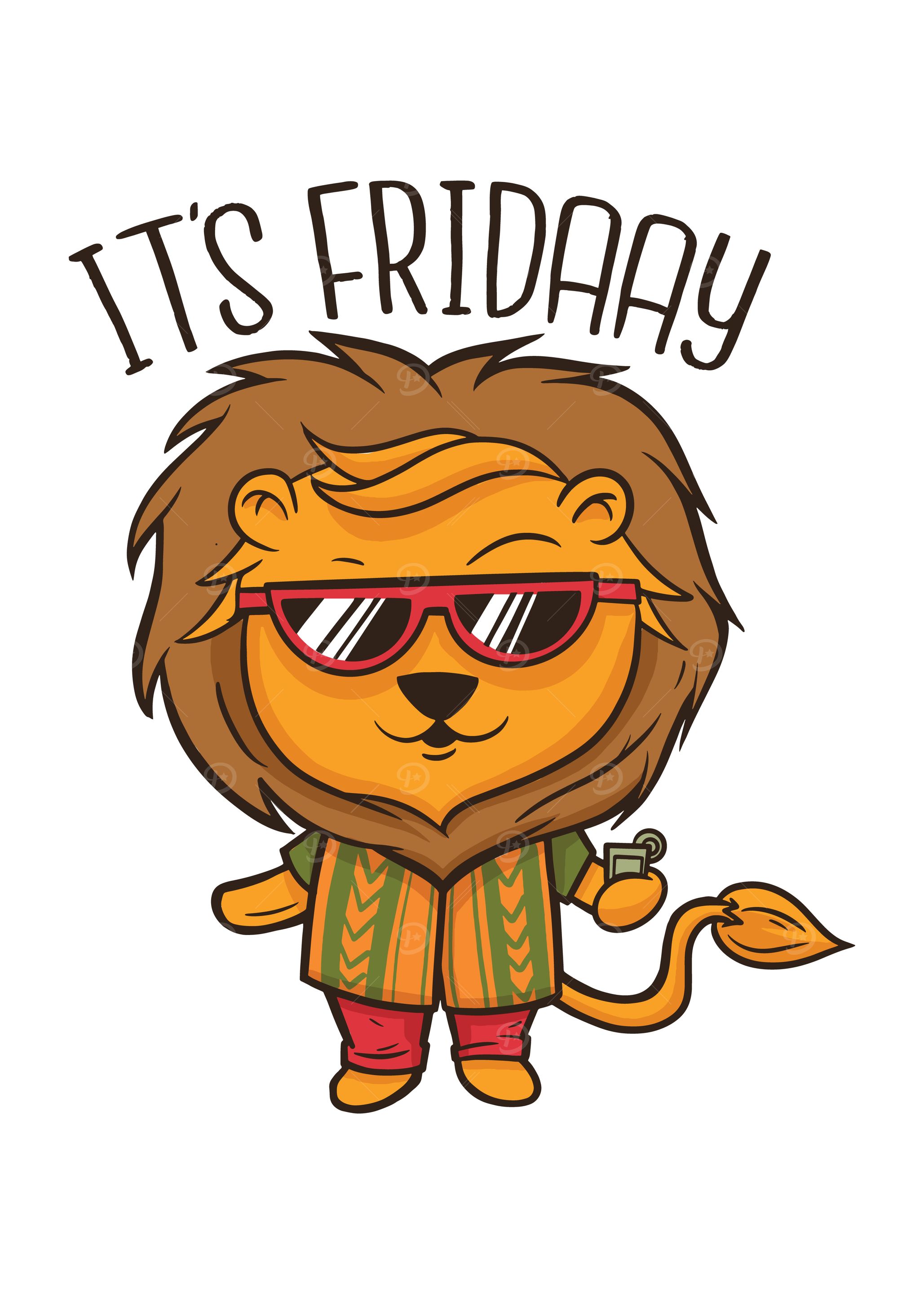 CUTE LION FRIDAY QUOTE