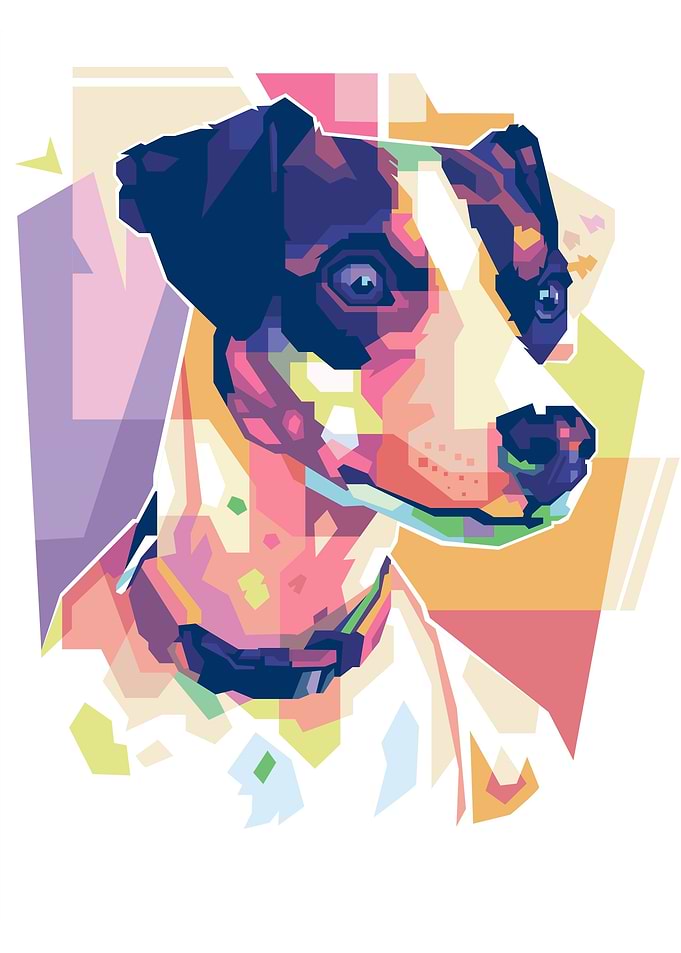Dog Pet Popart