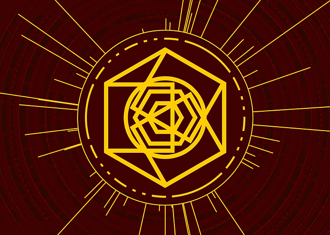 Gold Glyph Mandala Rune