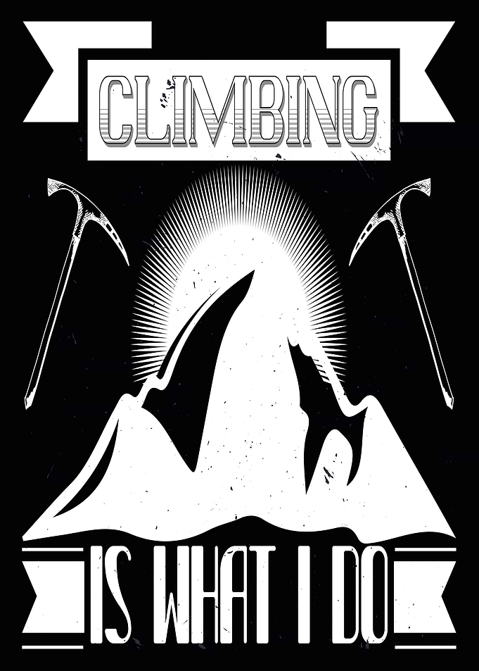 Hiking Poster Displate