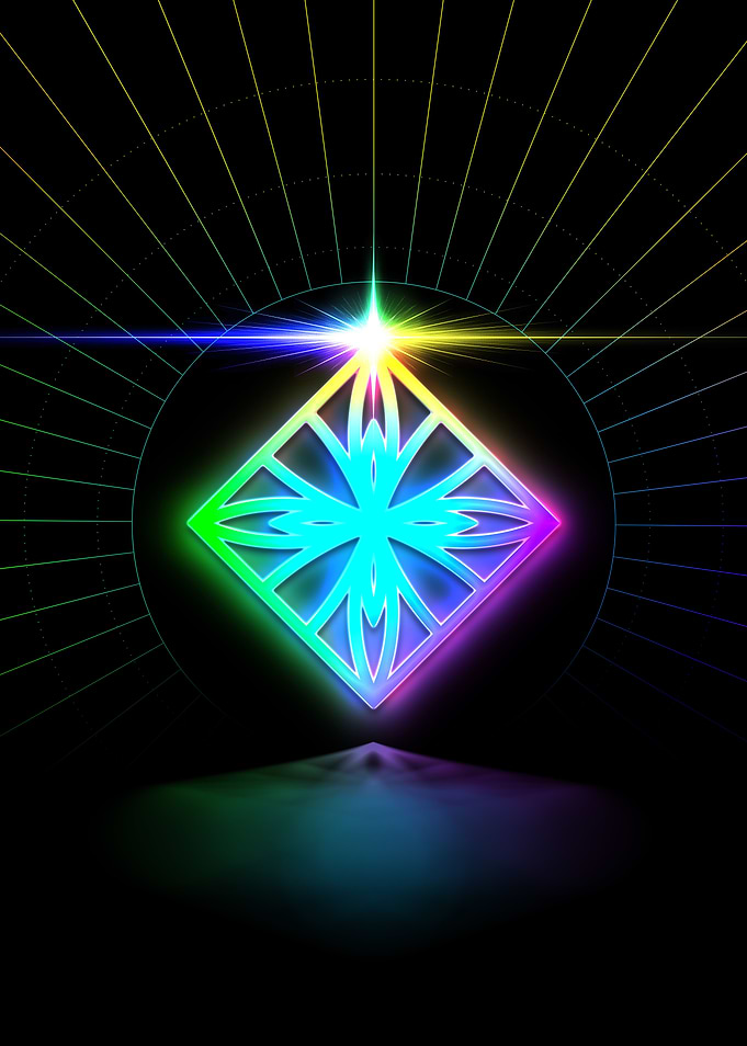 Prismatic Neon Magic Seal