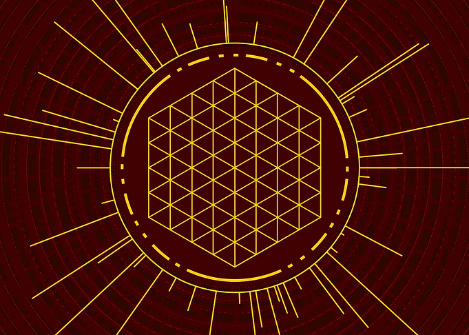 Yellow Gold Magic Circle