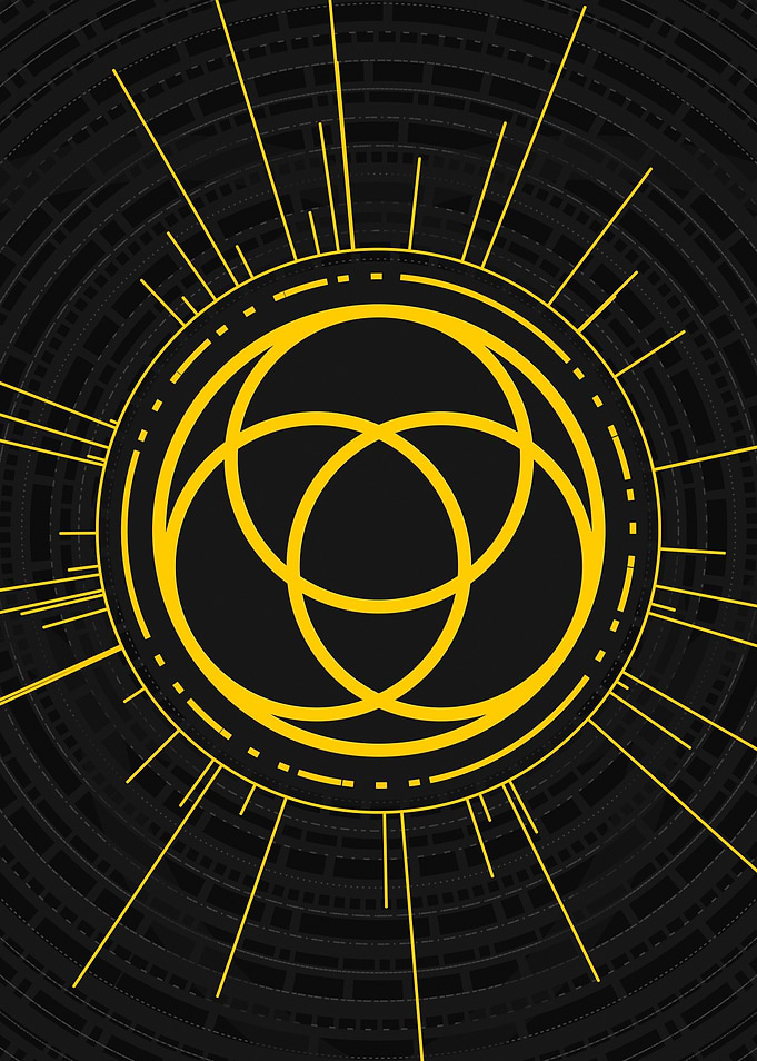 Yellow Gold Magic Circle