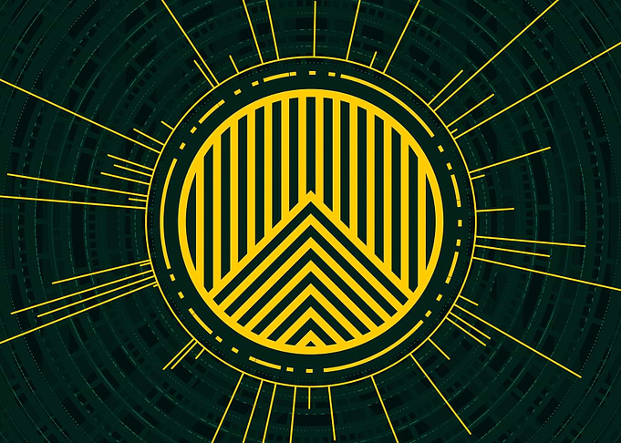 Yellow Gold Magic Circle