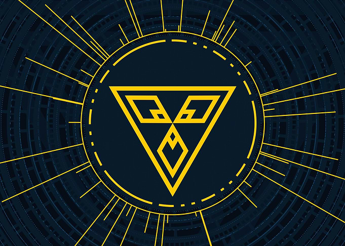 Yellow Glyph Mandala Rune