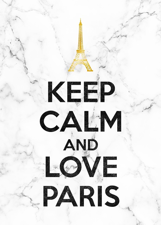 keep calm and love paris