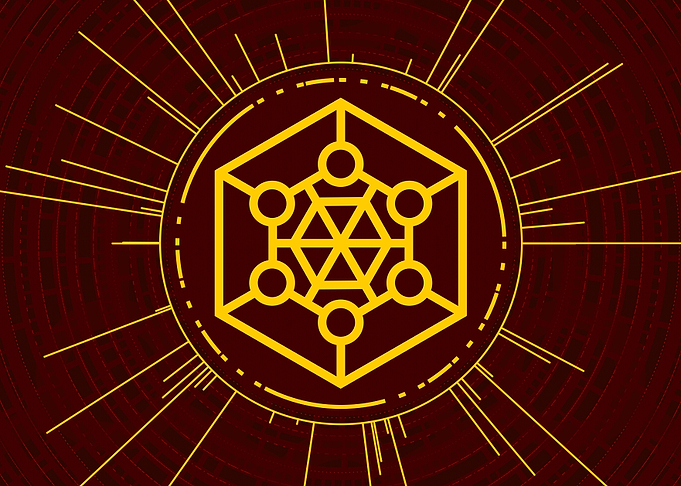 Gold Glyph Mandala Rune