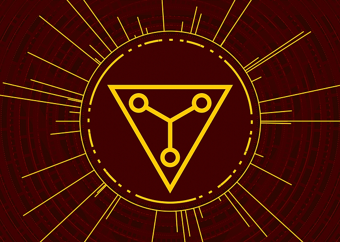 Yellow Glyph Mandala Rune