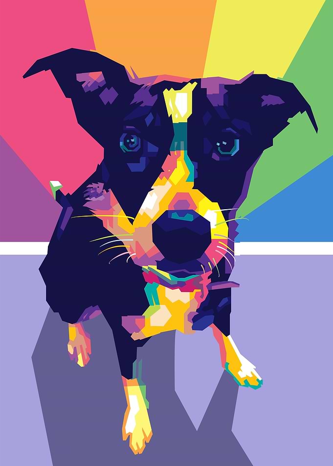 Dog Pet Popart