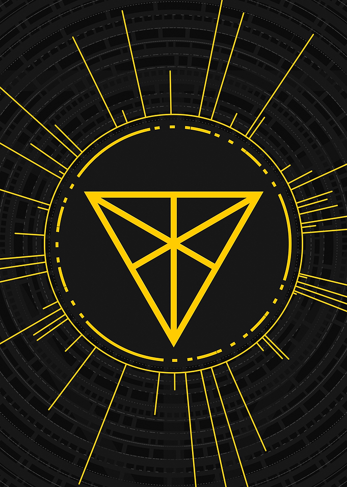 Gold Glyph Mandala Rune