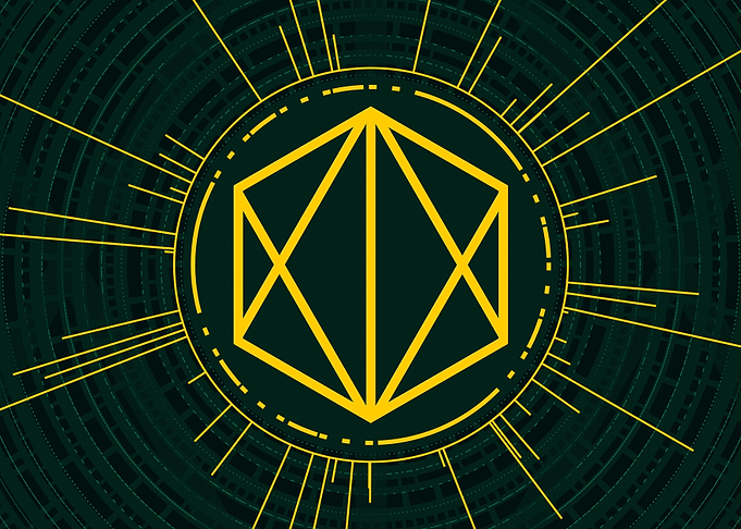 Gold Sacred Geometry Glyph