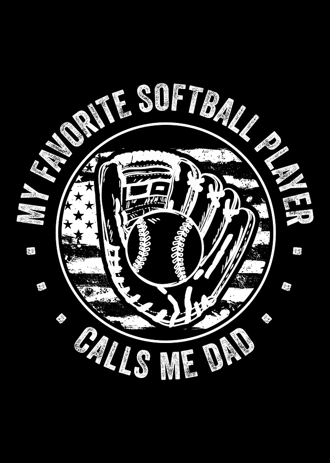 Softball Dad Fathers Day