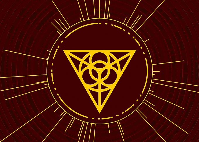 Gold Glyph Mandala Rune