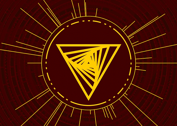 Yellow Glyph Mandala Rune