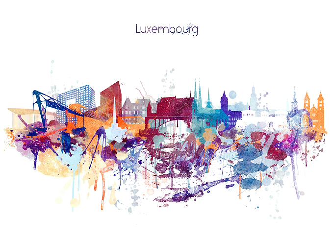 Luxembourg Skyline