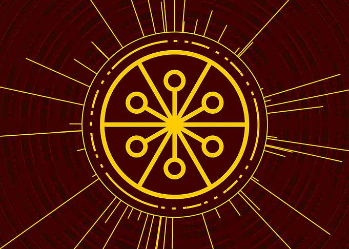 Yellow Gold Magic Glyph