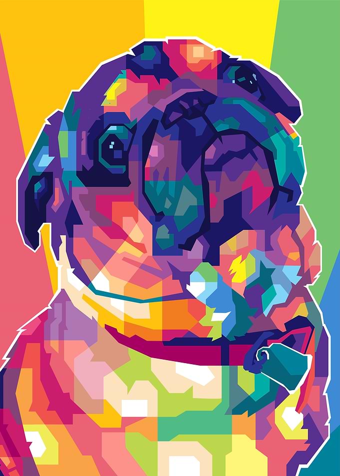 Dog Pet Popart