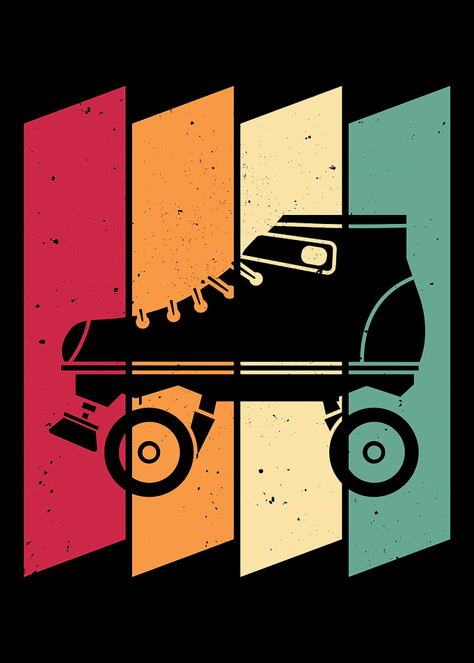 Roller Skating Skater Girl