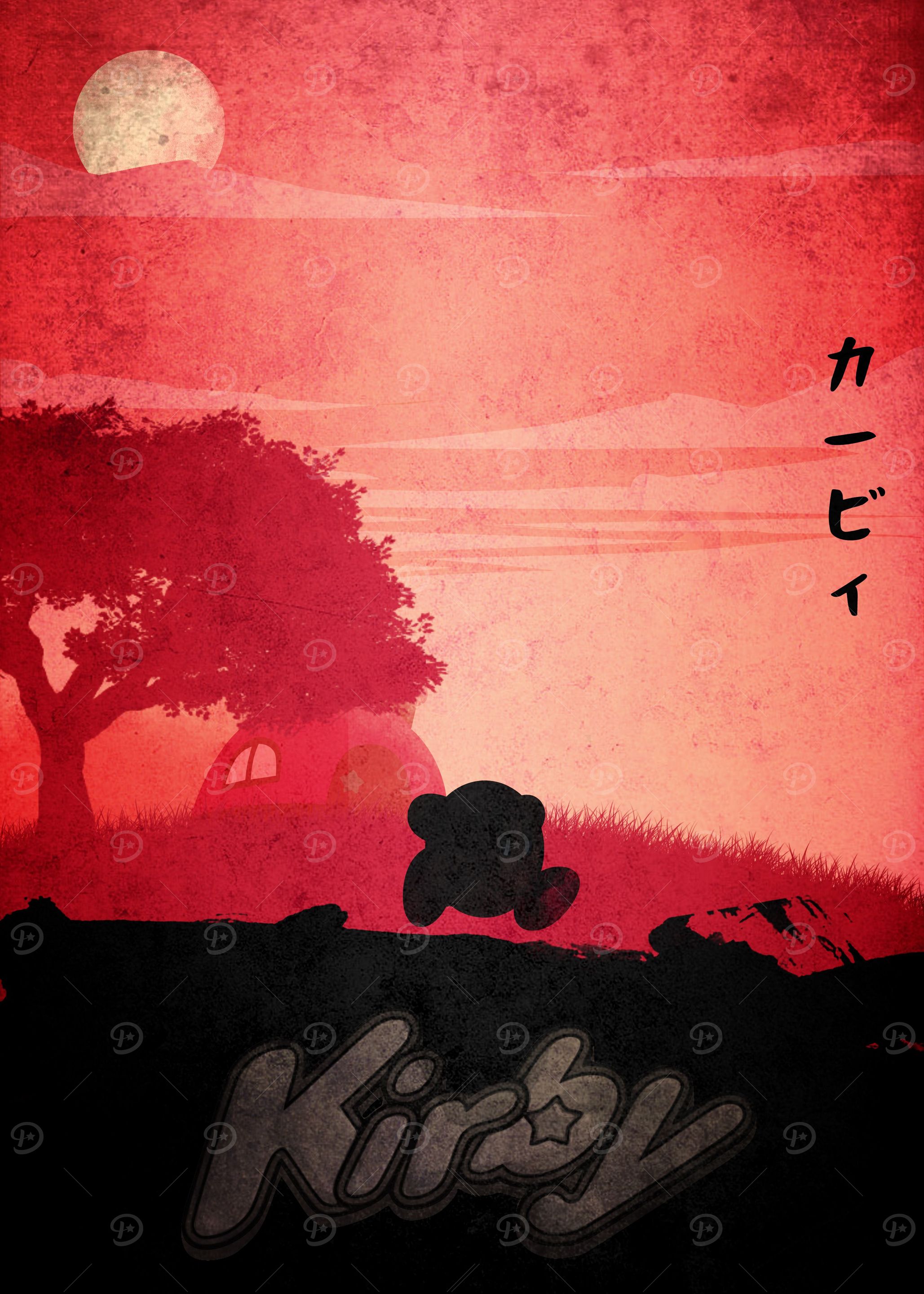 Kirby pink hero