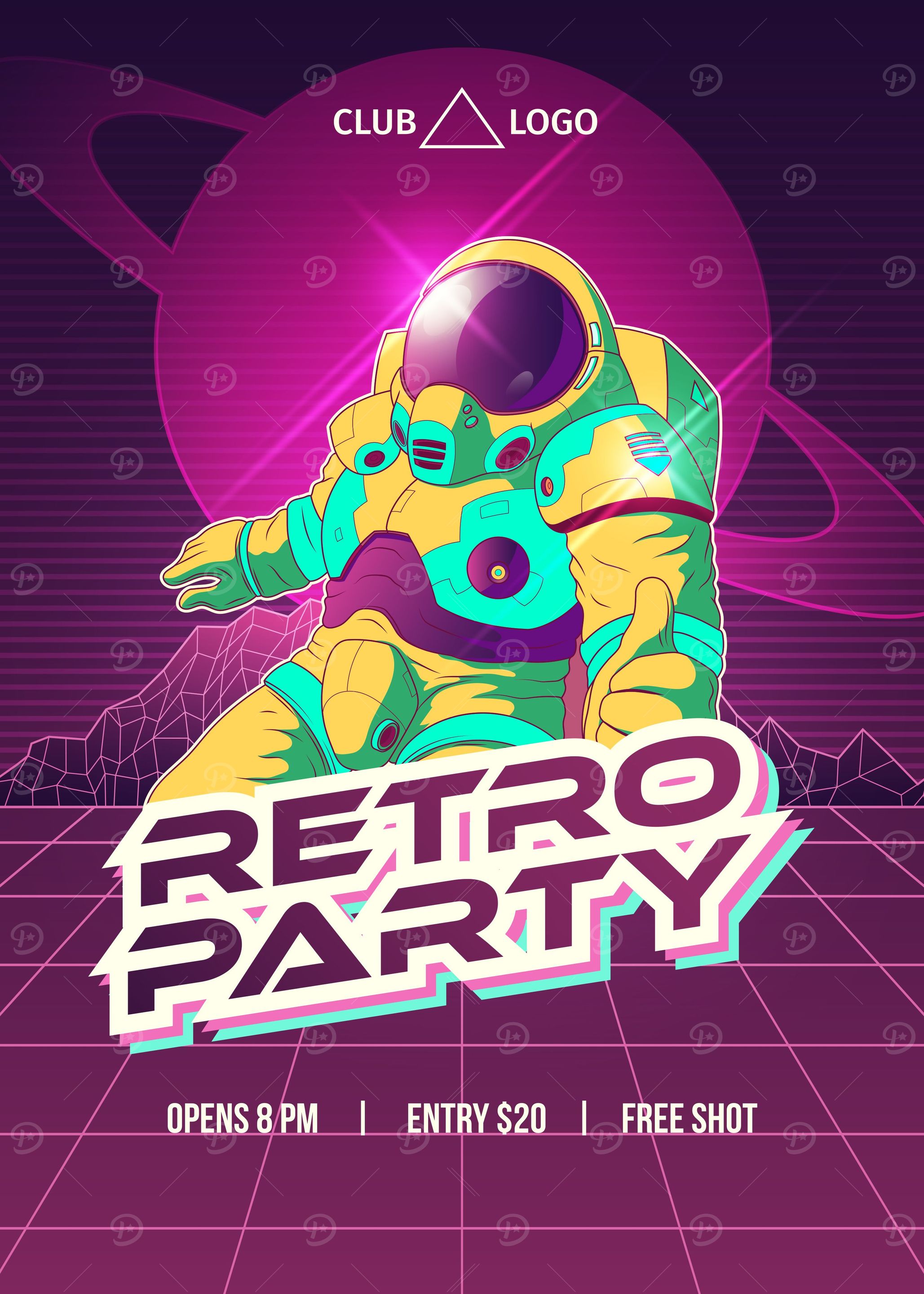Retro wave music