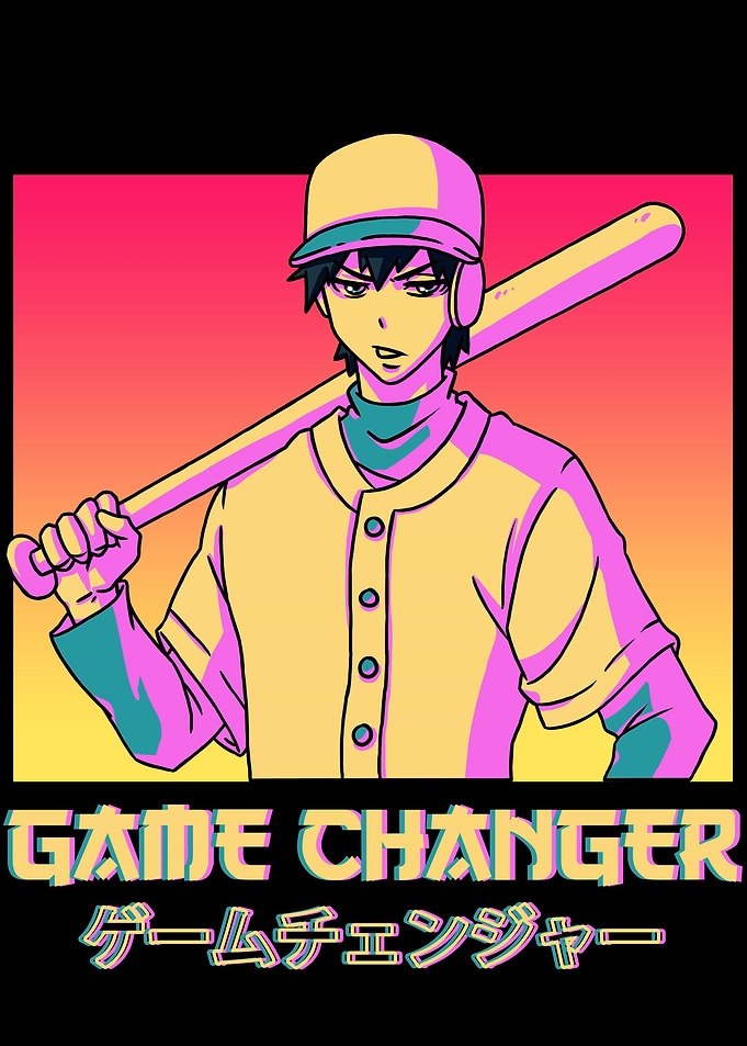 Anime Boy Baseball