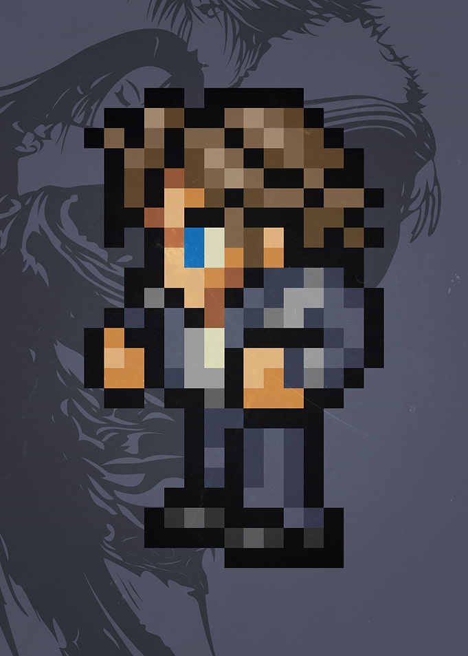 FF VIII Squall Pixel