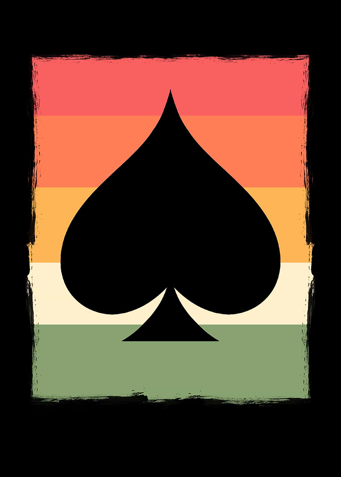 Retro Ace Spades