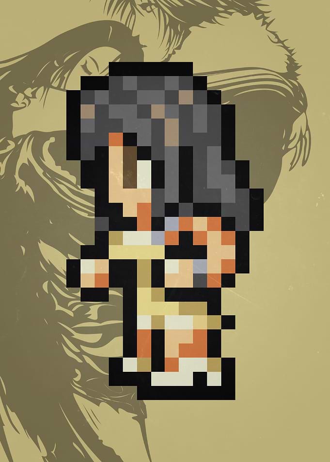 FF VIII Rinoa Pixel Sprite